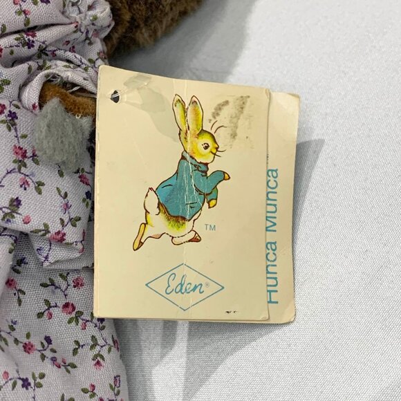 Vintage 80s Eden Plush Hunca Munca With Original Tags Style No 30409 - Picture 7 of 13